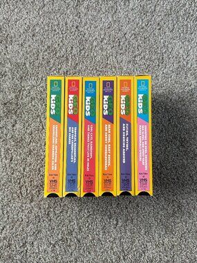 national geographic society nat geo kids vhs lot ⚡️